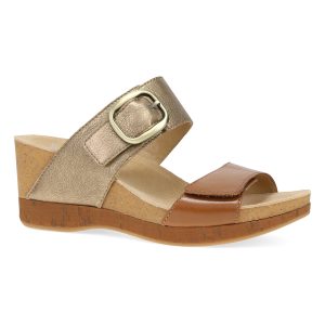 Shannon Gold/Tan Leather