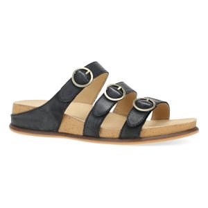 Campbell Black Burnished Nappa